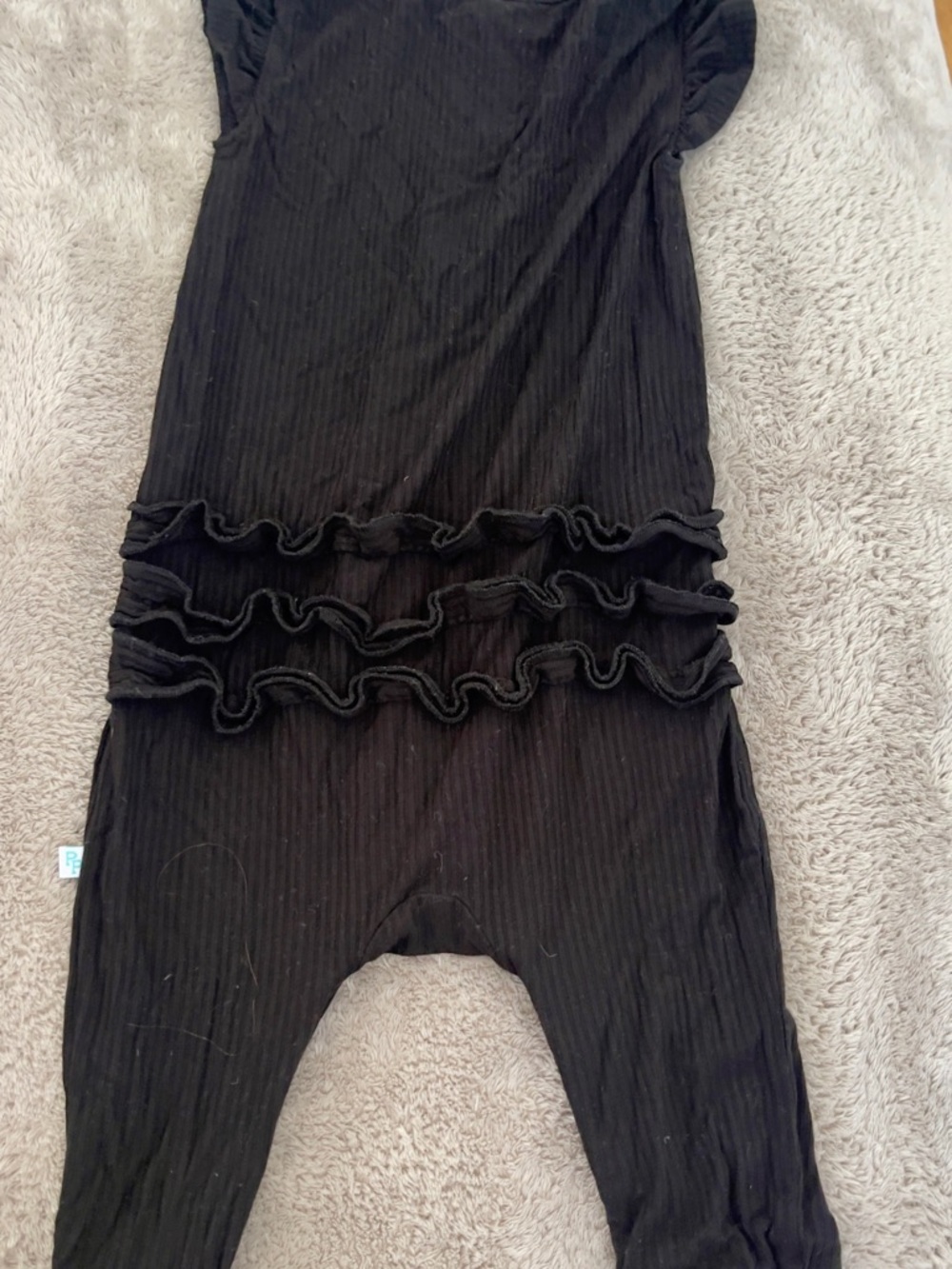 Posh Peanut Ruffle Rompers - Picture 6 of 8